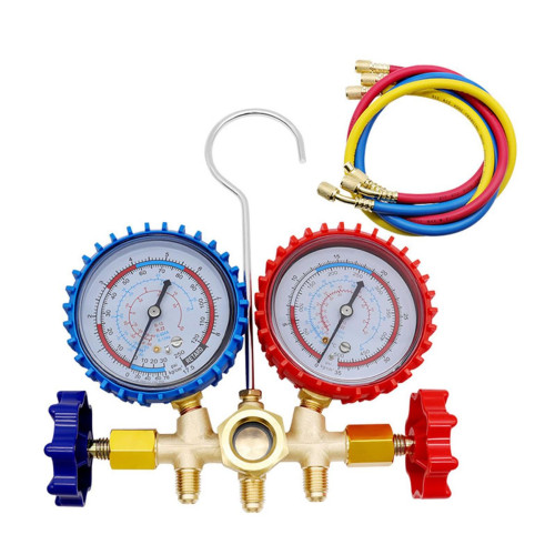 Manifold Gauge Set w/ Hose R22/R134a/R404a/R410a